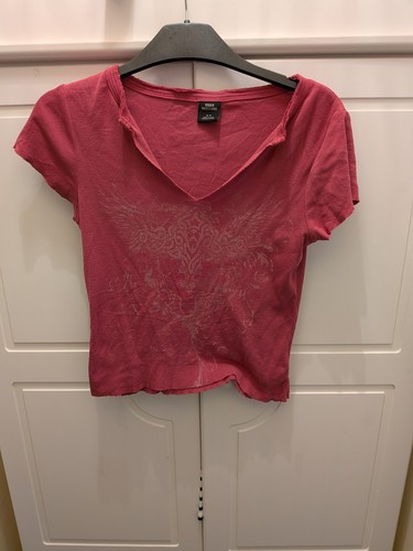 Size small pink script - uo,