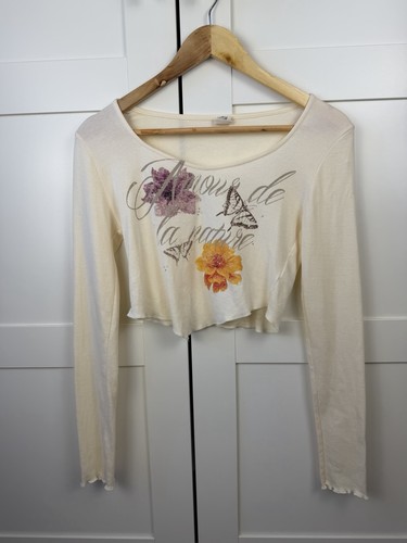 Urban outfitters cream cropped - urban,
